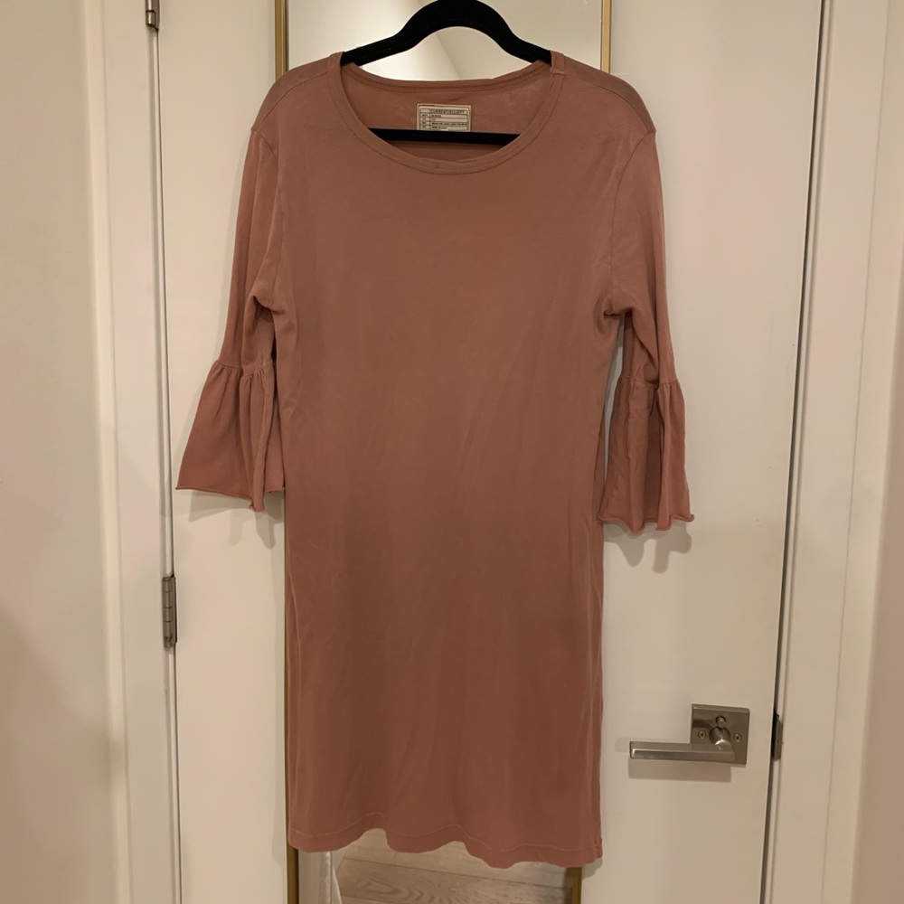 Current/Elliot blush t-shirt dress